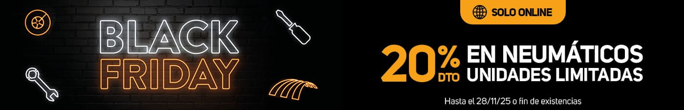 Black Friday en El Paso 2000 - 20% de descuento en neumáticos