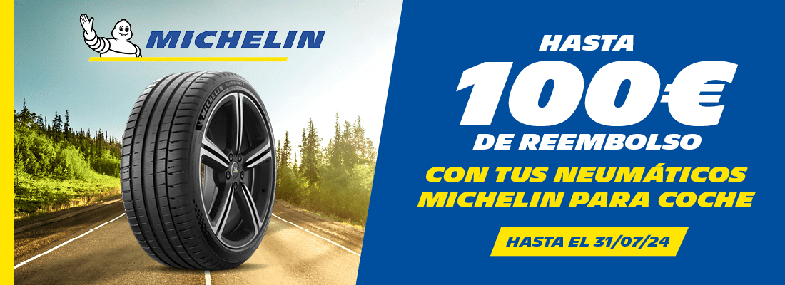 hasta 100€ de reembolso con tus neumáticos michelin - el paso2000