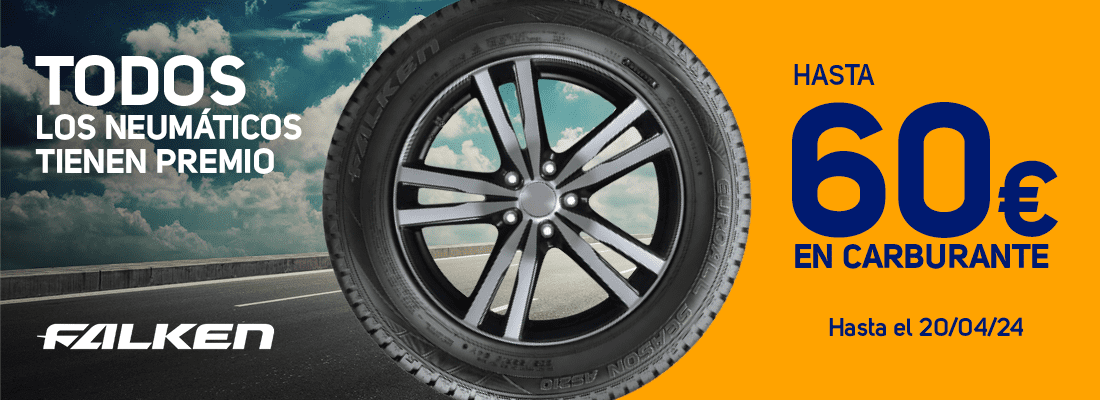 neumáticos falken con hasta 40€ en carburante - el paso2000