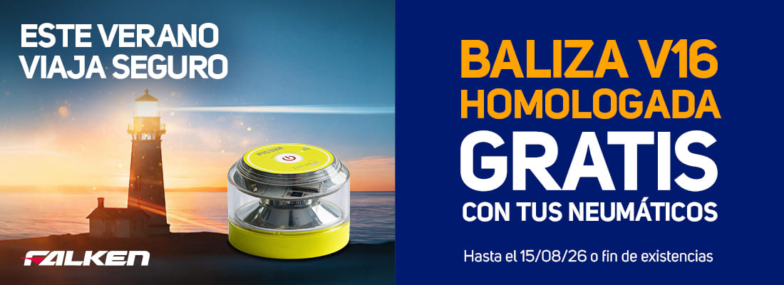 baliza v16 gratis por la compra de neumáticos falken - el paso2000